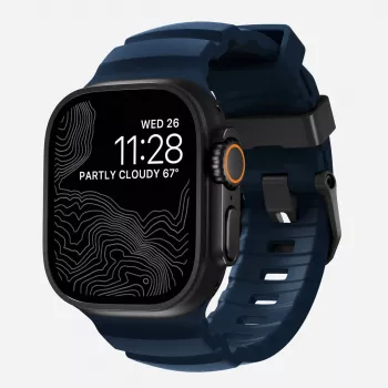 NOMAD Rocky Point Band, skirtas Apple Watch 46mm/49mm, Navy/Black
