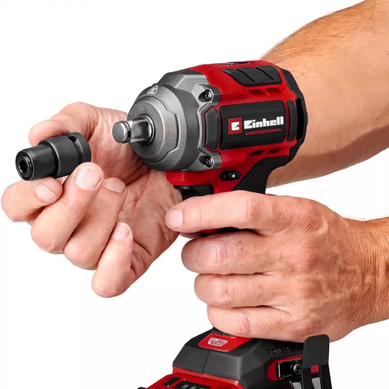 Einhell Professional TP-CW 18/350-C Li BL beltinis veržliaraktis 18V 350Nm, tik įrankis, raudonas/juodas