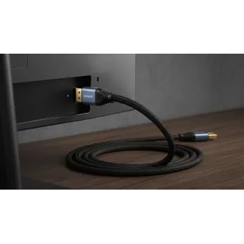 SAVIO CL-210 DisplayPort 2.1 laidas 2m juodas