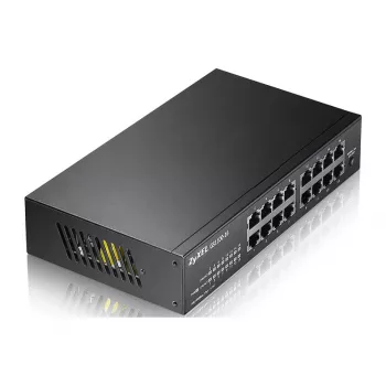 ZyXEL GS1100-16E 16 prievadų Gigabit nevaldomas metalinis jungiklis