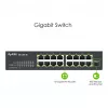 ZyXEL GS1100-16E 16 prievadų Gigabit nevaldomas metalinis jungiklis