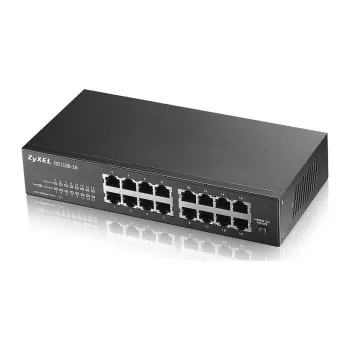ZyXEL GS1100-16E 16 prievadų Gigabit nevaldomas metalinis jungiklis