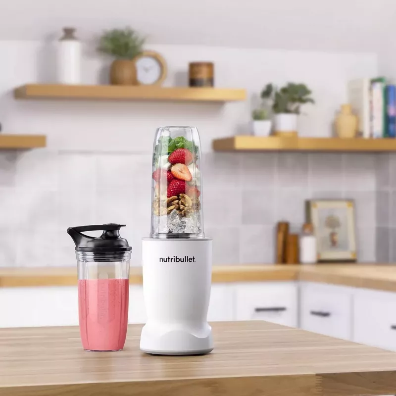 Nutribullet NBT1006MW Turbo asmeninis blenderis 1000W matinė balta