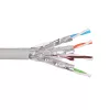 EXTRALINK CAT7 S/FTP vidinis vytos poros tinklo kabelis 25m