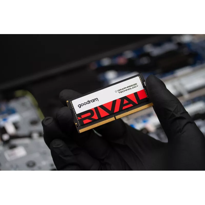 GOODRAM RIVAL SODIMM DDR5 16GB 5600MHz CL40 Single Rank Laptop Memory
