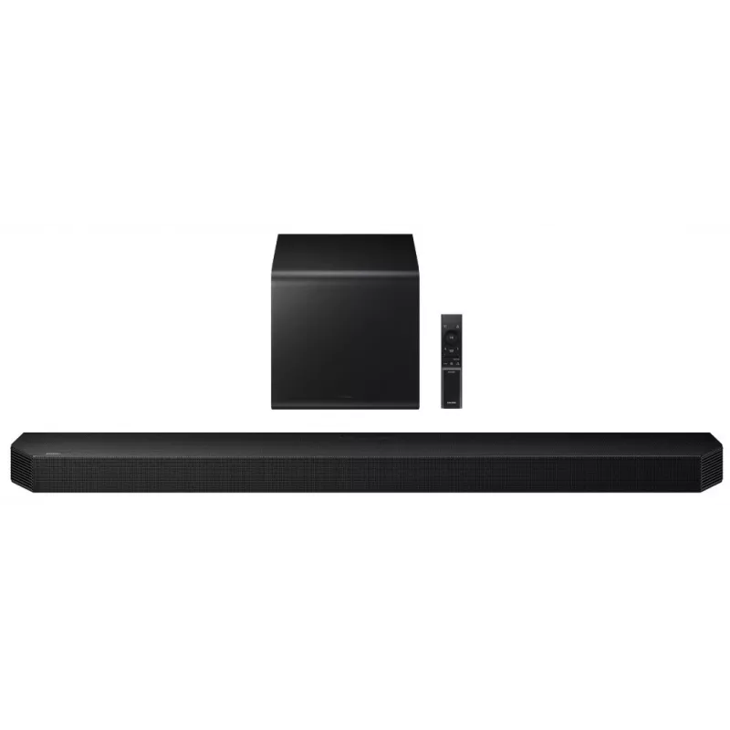 Samsung HW-Q800H/EN 5.1.2 kanalų garso juosta su belaidžiu žemų dažnių garsiakalbiu, Dolby Atmos, Bluetooth, Wi-Fi, juoda