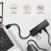 i-tec Axagon HUE-C2A USB-C Hub 4 prievadai 5 Gbps 2x USB-A + 2x USB-C su Power Delivery