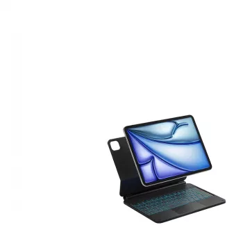 Inateck klaviatūra, skirta iPad Pro 12,9 colio (3/4/5/6 kartos) QWERTZ juoda – Bluetooth 5.0 su jutikliniu kilimėliu ir foniniu apšvietimu