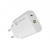 NATEC Ribera Sieninis Įkroviklis 1x USB-A + 1x USB-C 20W Baltas