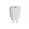 NATEC Ribera Sieninis Įkroviklis 1x USB-A + 1x USB-C 20W Baltas