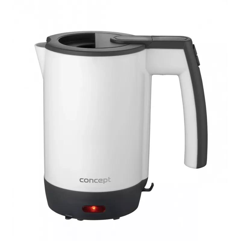 Concept RK7030 Travel Electric Kettle 0.5L with 2 Mugs, White