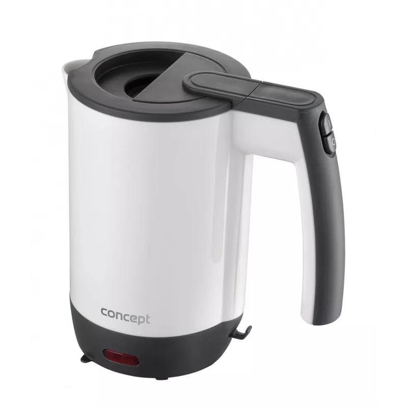 Concept RK7030 Travel Electric Kettle 0.5L with 2 Mugs, White