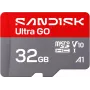 SanDisk Ultra GO microSDHC 32 GB UHS-I atminties kortelė, 120 MB/s skaitymas, V10, A1