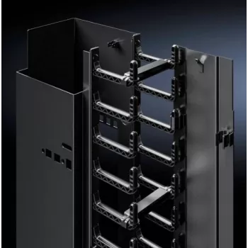 Rittal VX IT kabelių kanalas 42U montuojamas stove RAL 9005