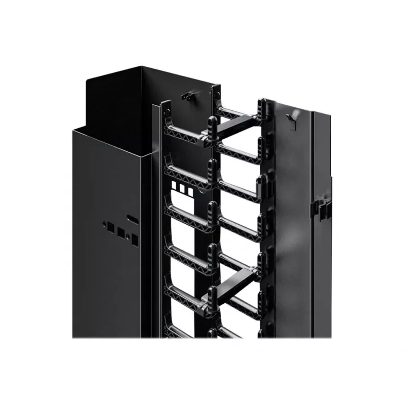 Rittal VX IT kabelių kanalas 42U montuojamas stove RAL 9005