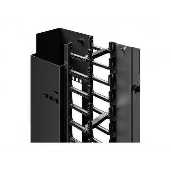 Rittal VX IT kabelių kanalas 42U montuojamas stove RAL 9005