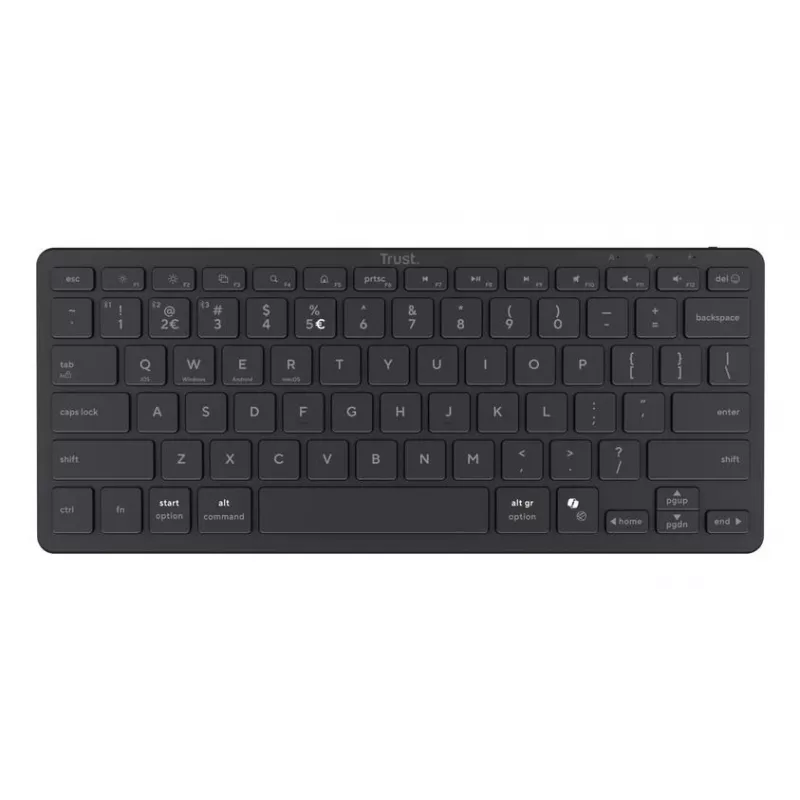 Trust Nado II belaidė klaviatūra US QWERTY juoda