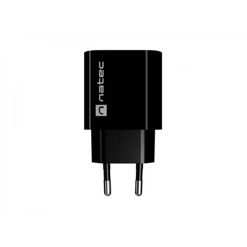 NATEC Ribera USB-C sieninis įkroviklis 20W juodas