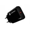 Natec Ribera USB-A sieninis įkroviklis 18W juodas