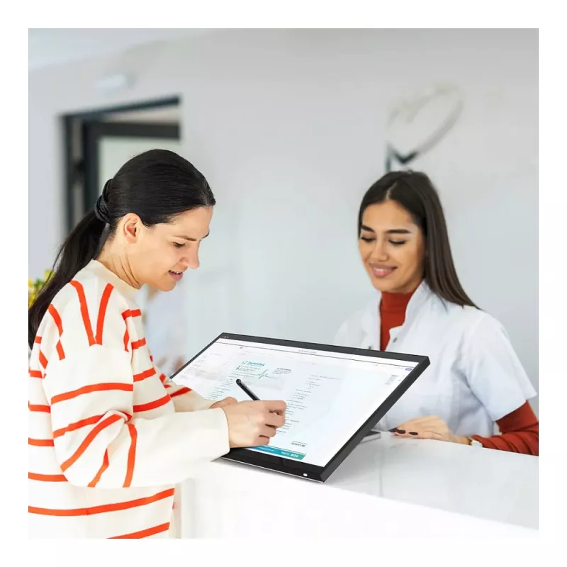 ALOGIC Clarity Fold Touch 27 inch 4K UHD IPS Touchscreen Monitor with Webcam, 65W USB-C PD, Fold Stand