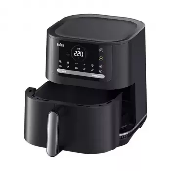 Braun Household 2-in-1 Hot Air Fryer MultiFry 5 HF 5054I (Juoda, 2000 W, 6,0 L krepšelis)