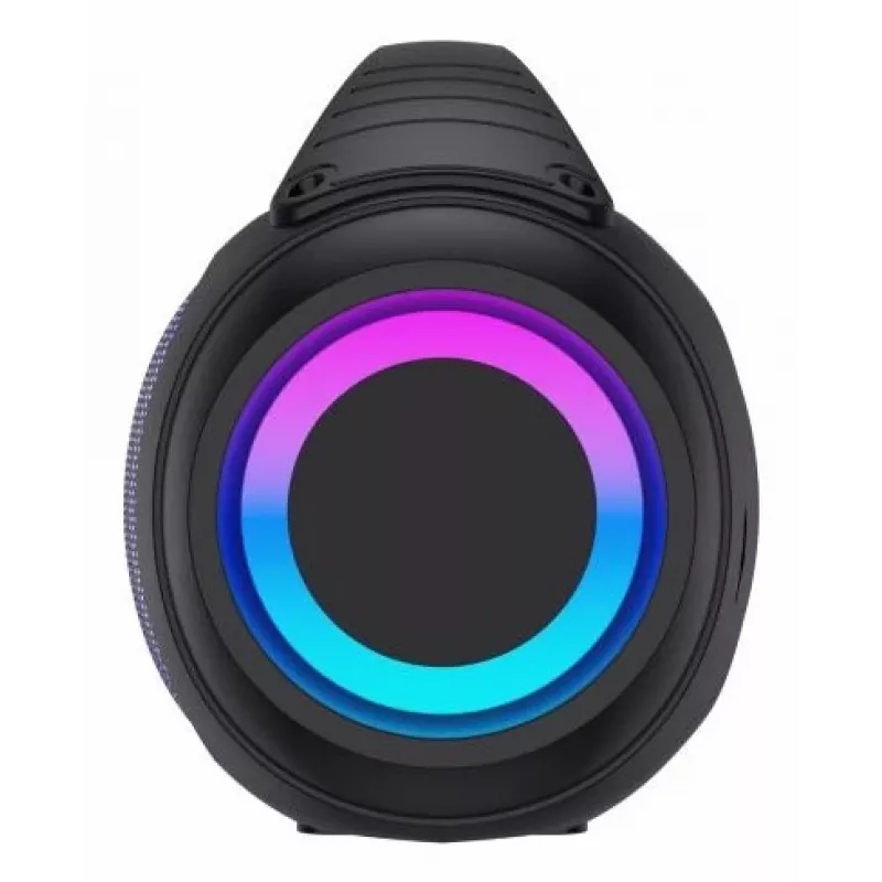 Denver BTG-618 Nešiojamas Bluetooth vakarėlių garsiakalbis 200W su LED lemputėmis, juodas