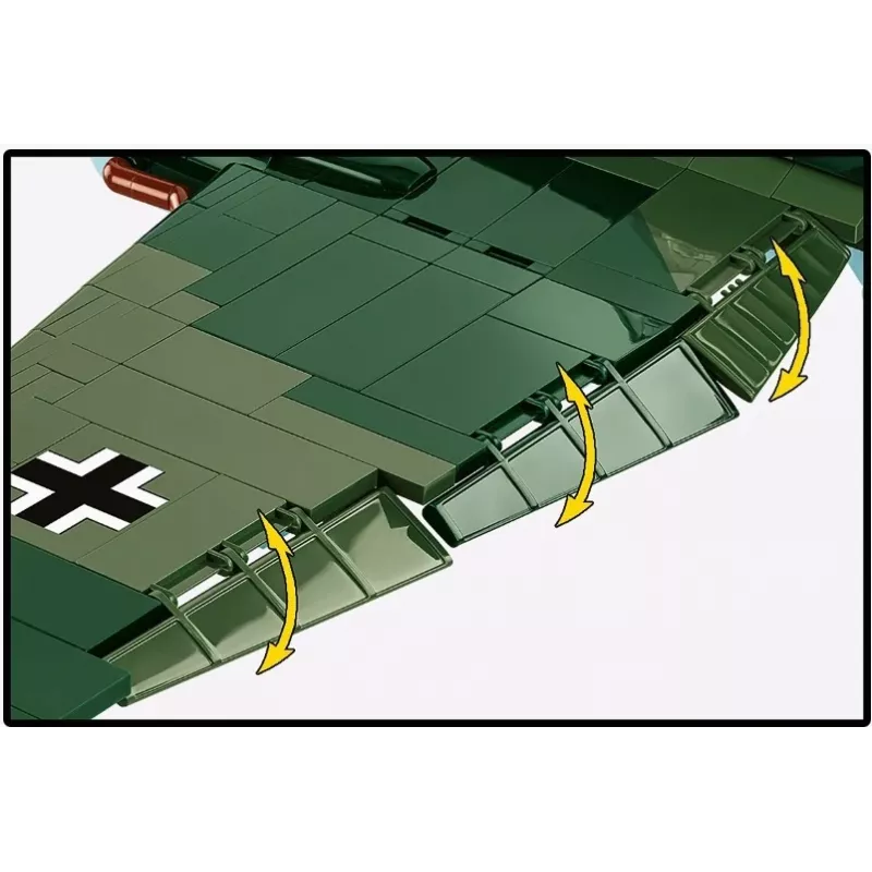COBI Heinkel HE 111 H-22 su V1 skraidančiąja bomba konstrukcinių blokelių rinkinys, 927 dalys