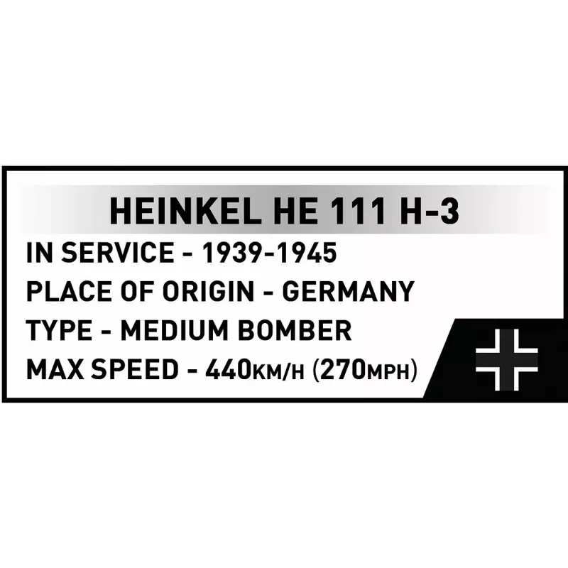 COBI Blocks Heinkel HE 111 H-3 788 vnt.