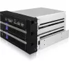 ICY BOX FatCage 2x 2.5/3.5 SATA HDD/SSD RAID 1 in 5.25 Bay Black/Silver