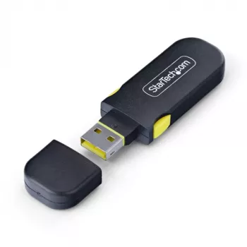 StarTech USB-A prievado blokavimo raktas su fiksavimu USB-A dulkių dangteliai (10 vnt., juodi)