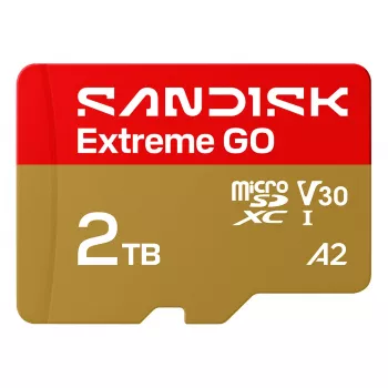SanDisk Extreme Go microSD UHS-I 2TB 240MB/s atminties kortelė