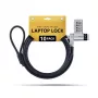 StarTech.com UDUOKA10-LAPTOP-LOCK 10 vnt. pakuotė 3-in-1 nešiojamojo kompiuterio spyna – vienodai užrakinamos / kombinuotos apsauginės kabelinės spynos – apsauga nuo vagystės – juoda ir sidabrinė – 2 m – atitinka TAA reikalavimus