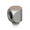 Thermal Grizzly DeltaMate Rotary Fitting - 90°, Matt Nickel, 6-Pack