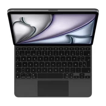 Apple Magic Keyboard, skirtas iPad Air 11 colių (M2) – ispanų – juoda