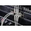 DIGITUS CAT 6A F-FTP Angled Patch Cable, Copper, 0.5 m, Grey, 10-Pack