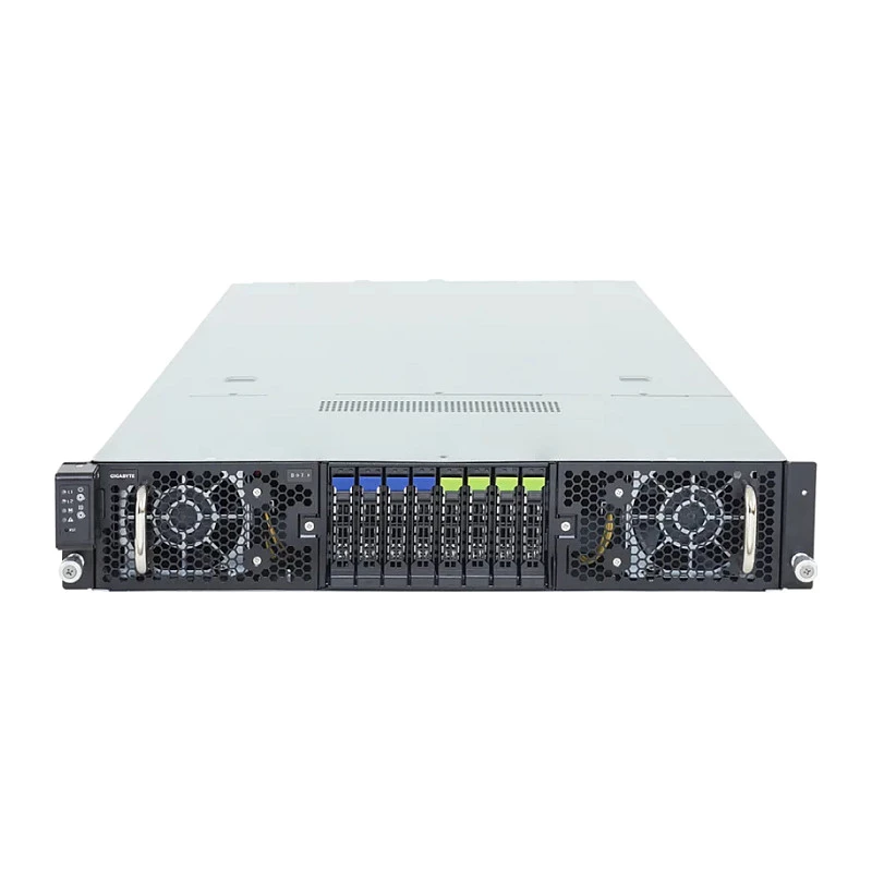 Gigabyte G294-Z21-AAP2 2U stelažinis serveris, vienas lizdas SP5, AMD EPYC 9004, 12x DDR5, 8x PCIe Gen5, 2x 2200W perteklinis maitinimo šaltinis