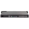 APC KVM1116R KVM Switch - 1 vietinis vartotojas, 16 prievadų, VGA, USB, 1U montavimas į stelažą