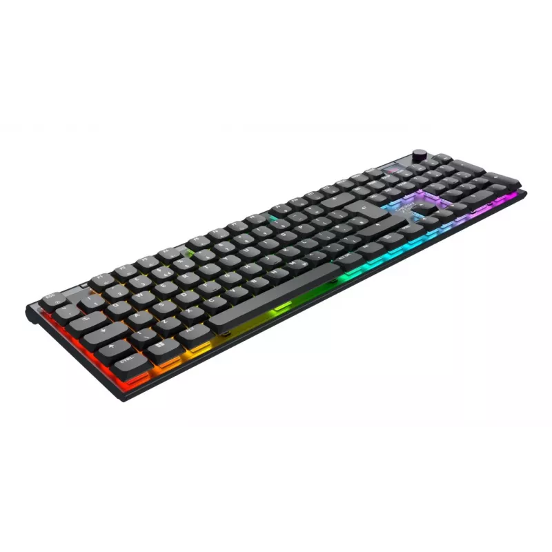 CHERRY XTRFY MX 10.1 Wireless Full-Size Mechanical Gaming Keyboard, Tri-Mode (USB-C, 2.4 GHz, Bluetooth 5.1), Cherry MX RGB Red Switches, Per-Key RGB, QWERTY, Black
