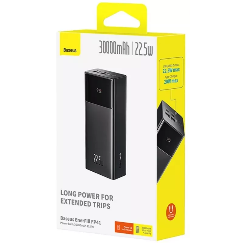 Baseus EnerFill FP41 30000 mAh 22.5W Power Bank Juoda