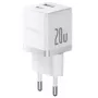 Baseus Palm 65W GaN5 USB-C Fast Charger White