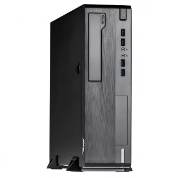 Akyga AK-502-02BK Midi Tower kompiuterio korpusas juodas