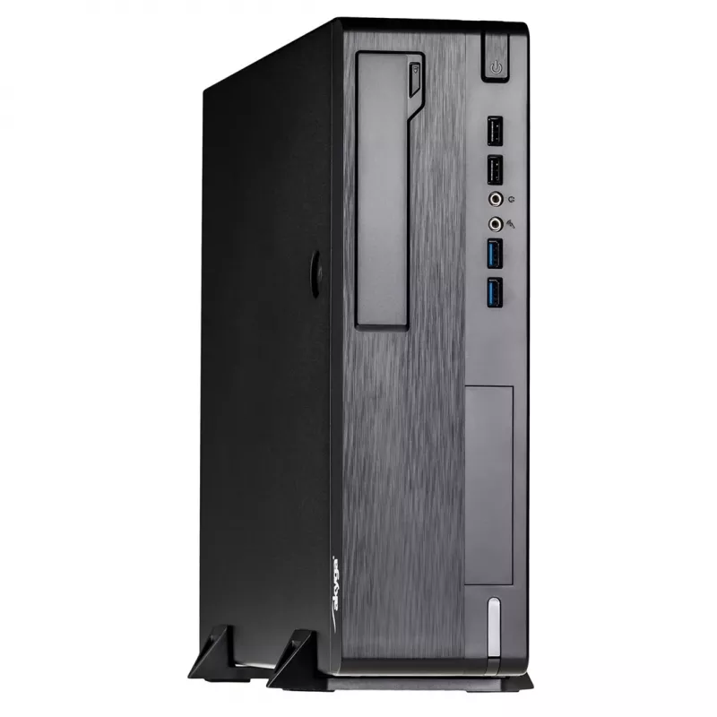 Akyga AK-502-02BK Midi Tower kompiuterio korpusas juodas