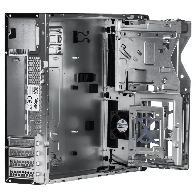 Akyga AK-502-02BK Midi Tower kompiuterio korpusas juodas