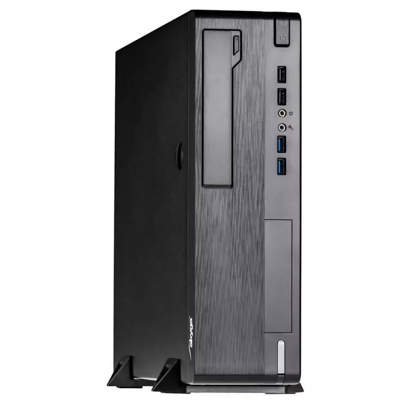 Akyga AK-502-02BK Midi Tower kompiuterio korpusas juodas