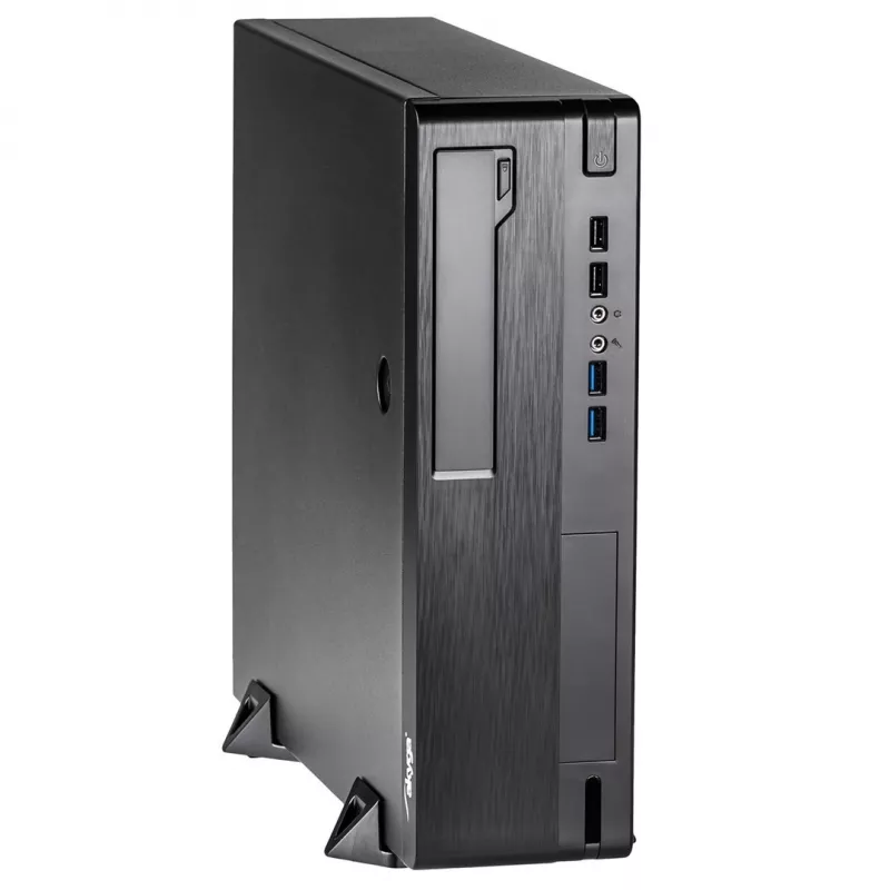 Akyga AK-502-02BK Midi Tower kompiuterio korpusas juodas