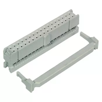 EFB Elektronik 10 kontaktų kištukinė jungtis pilka, žingsnis 2,54 mm, E-WP 5461