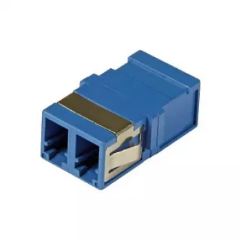 EFB Elektronik LC Duplex Single Mode Fibre Optic Coupler, Flangeless, Blue, Ceramic Sleeve (53515.1)