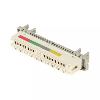 EFB-Elektronik LSA atjungimo juosta 2/10 iki 10DA montavimui ant apvalaus strypo, be spalvų kodo (46005.2)