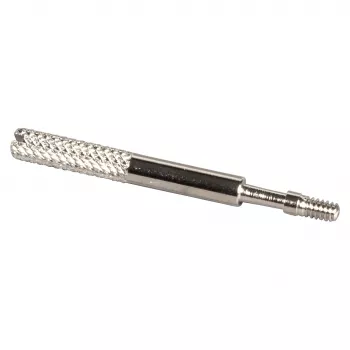 EFB-Elektronik EGP Knurled Head Screw with Slot, UNC 4-40, 44mm Length, Nickel Plated Steel (29501.1)