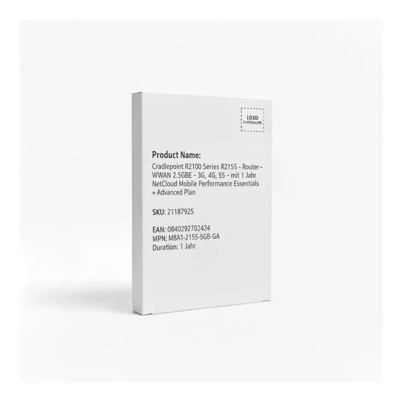 Cradlepoint R2100 Series R2155 5G Cellular Router su 1 metų NetCloud Mobile Performance Essentials + Advanced Plan